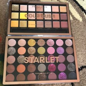 Profusion Starlet and Gold Rush eyeshadow palette